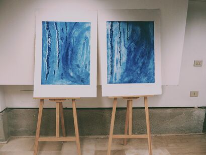 Le passage Magellan - a Paint Artowrk by Evelyne Michel